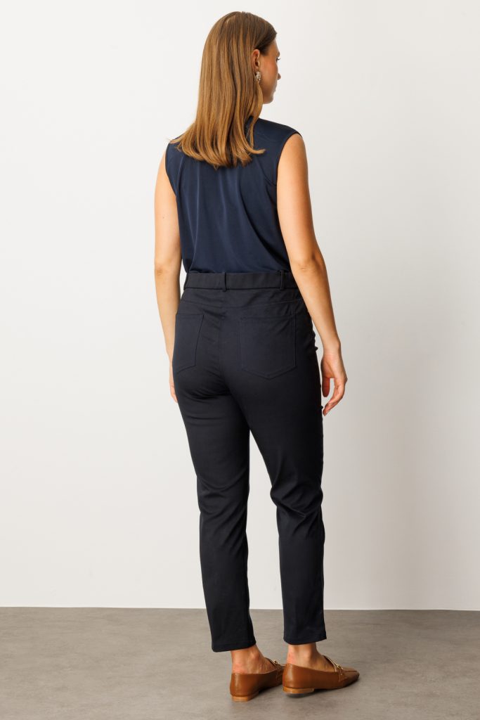 EKOL Dar Paça Büyük Beden Pantolon 1063 - Lacivert