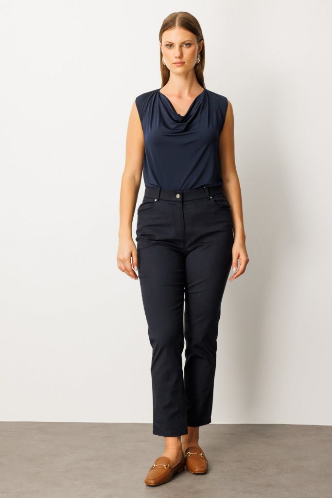 EKOL Dar Paça Büyük Beden Pantolon 1063