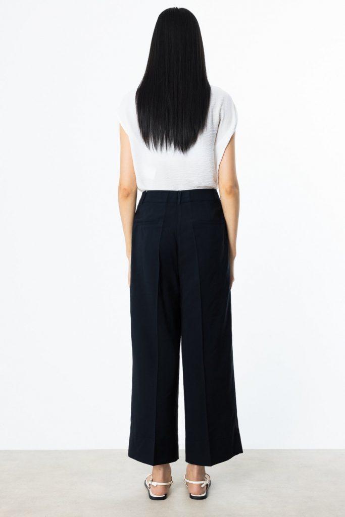 EKOL Tek Pile Bol Paça Pantolon  2106 - Siyah