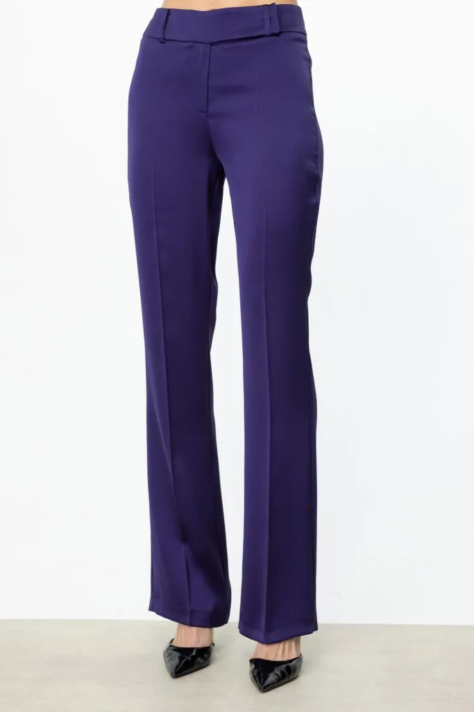 EKOL Bol Paça Saten Pantolon  3336 - PARLEMENT