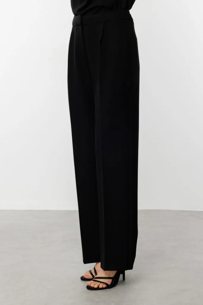 EKOL Bol Paça Pantolon 4004 - Siyah