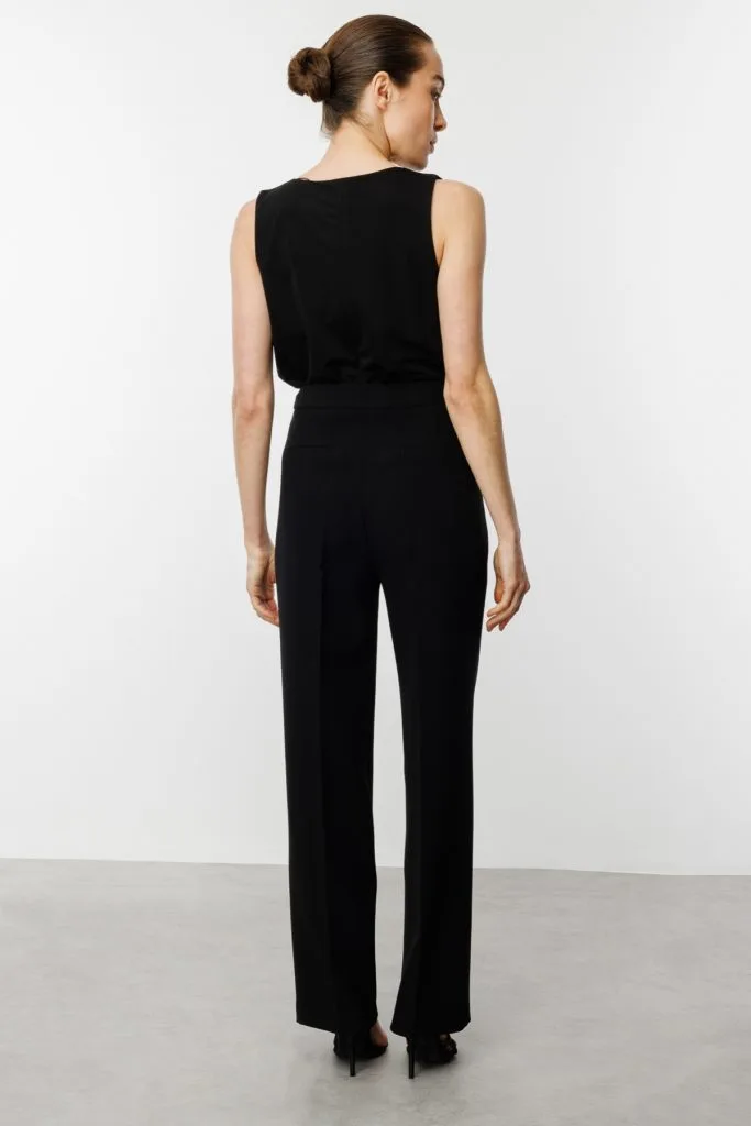 EKOL Bol Paça Pantolon 4004 - Siyah