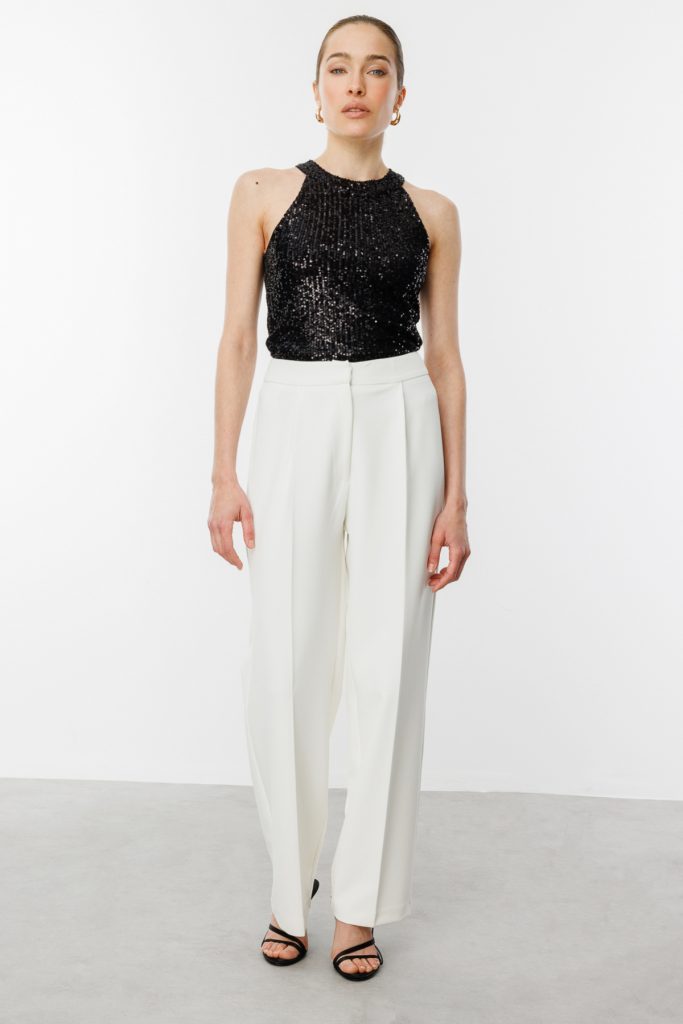 EKOL Bol Paça Pantolon 4004 - EKRU