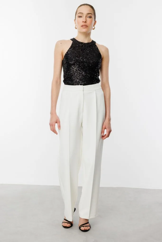 EKOL Bol Paça Pantolon 4004 - EKRU