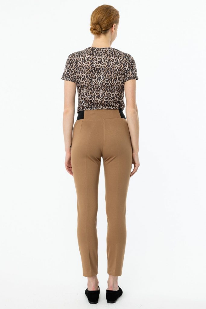 EKOL İki Düğmeli Dar Paça Pantolon 4201 - camel