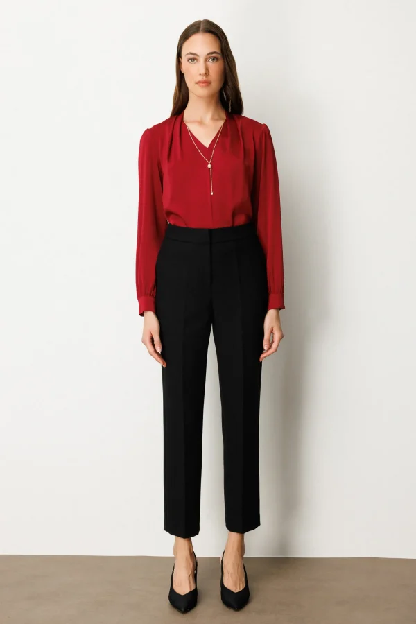 EKOL Boru Paça Yan Cepli Pantolon 5023