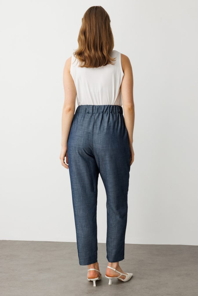 EKOL Beli Lastikli Boru Paça Pantolon 7564 B.B