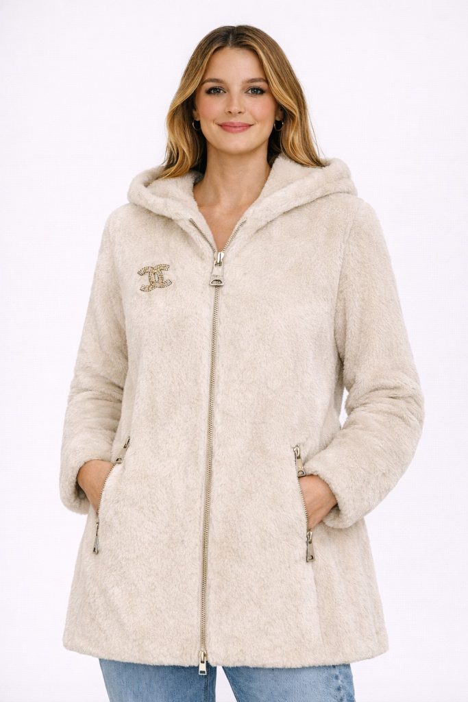 ETRUCCİ Kapüşonlu Kaban 9062 - BEJ