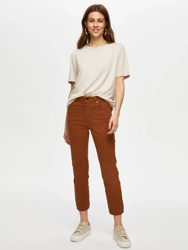 FAİK SÖNMEZ Yuvarlak Yaka Kısa Kol T-Shirt TSH002 - TAŞ