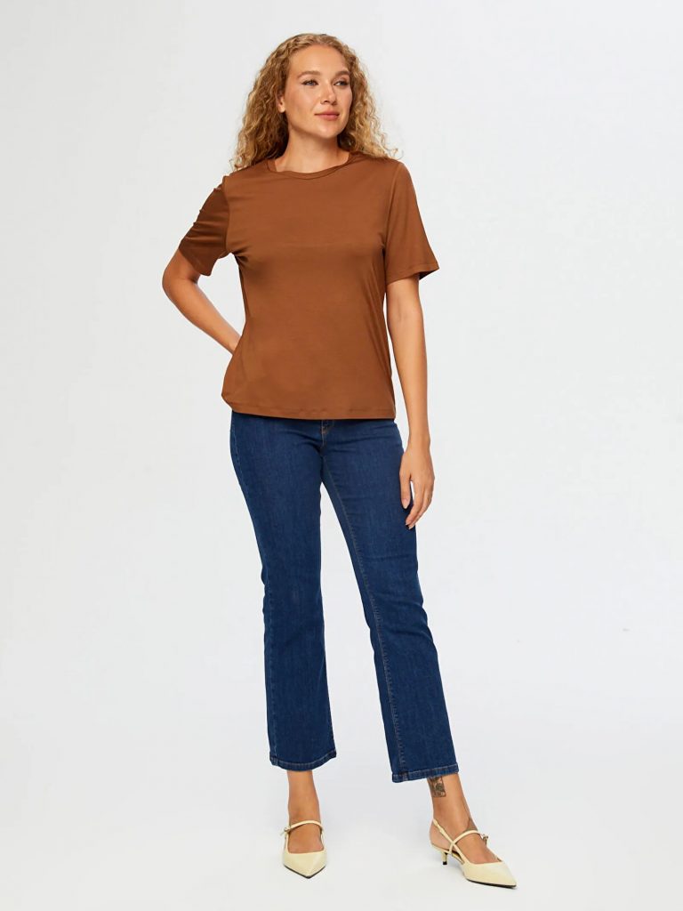 FAİK SÖNMEZ Yuvarlak Yaka Kısa Kol T-Shirt TSH009