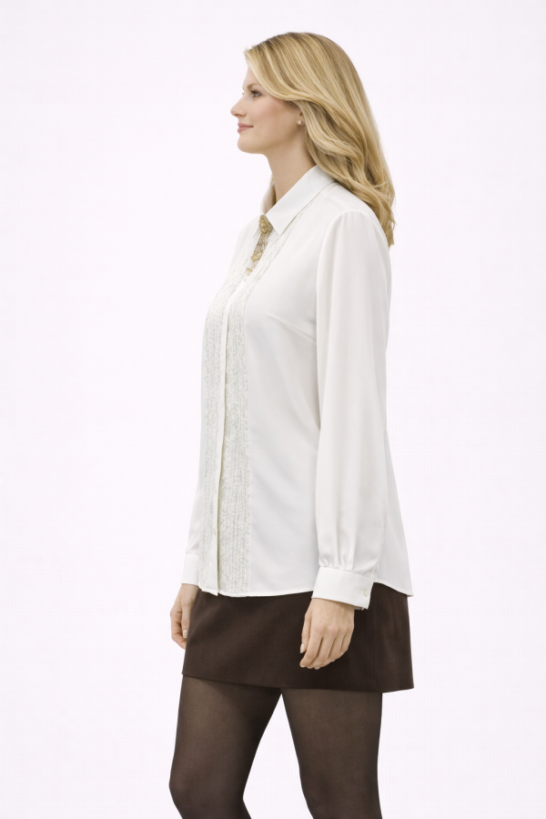 FEMİNA Yakası Tokalı Gömlek 62015