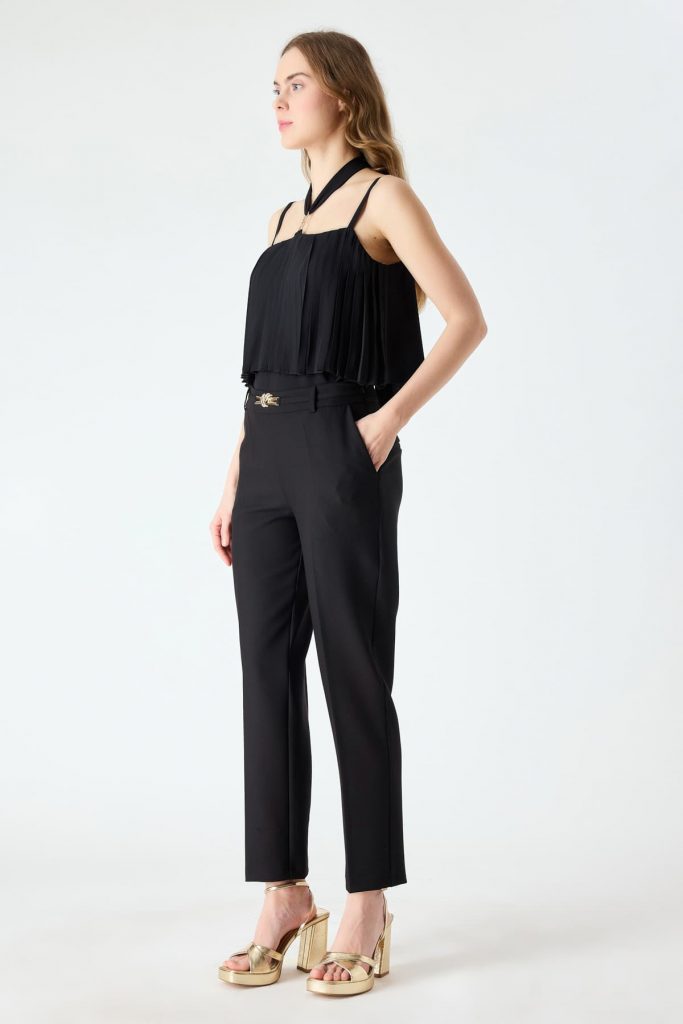 FEVER Gold Aksesuarlı Havuç Kesim 12047 - Siyah