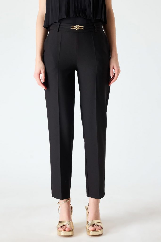 FEVER Gold Aksesuarlı Havuç Kesim 12047 - Siyah