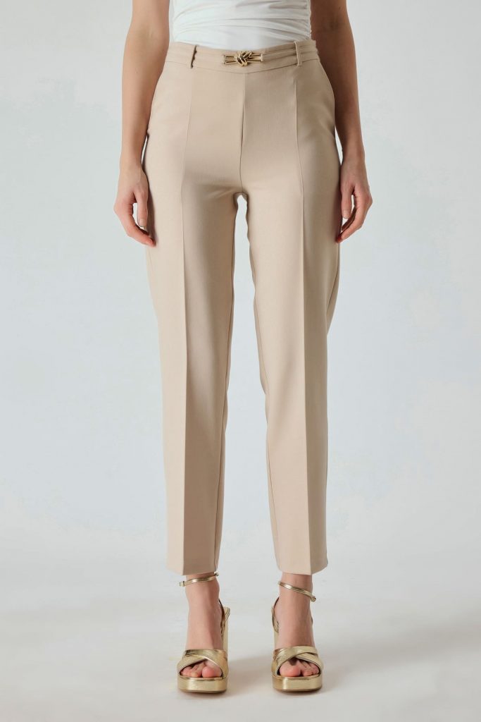 FEVER Gold Aksesuarlı Havuç Kesim 12047 - KUM