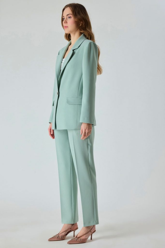 FEVER Gold Aksesuarlı Havuç Kesim 12047 - SU YEŞİLİ