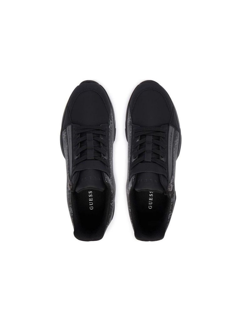 GUESS Valla 4G logolu sneaker FMFVALELE12 - Siyah