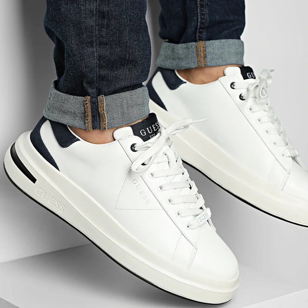 GUESS Elba Deri Erkek Sneaker FMTLBALEL12