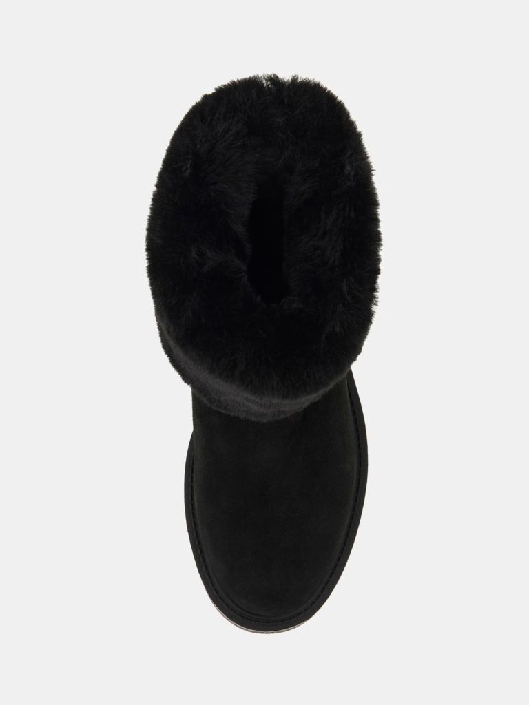 GUESS Yaneli yapay kürk detaylı bot FLFYANESU10 - Siyah