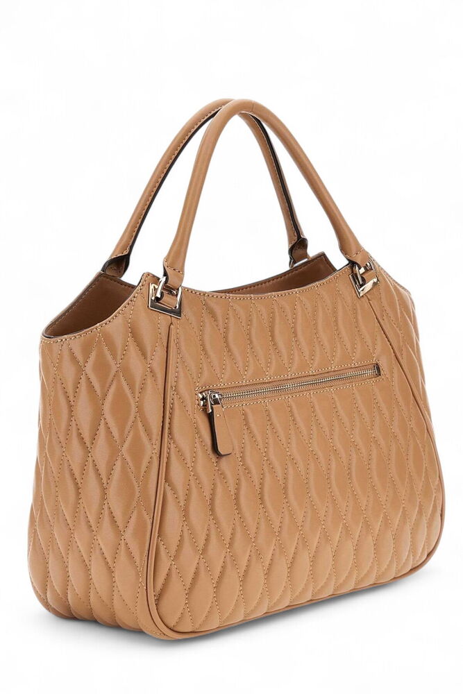 GUESS Kapitone Alışveriş Çantası HWQG8122220 - BEJ