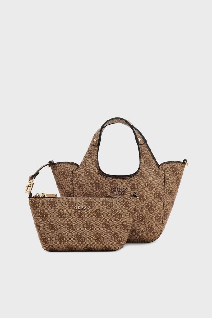 GUESS Calista 4G Logolu El Çantası HWSG7334750 - Latte