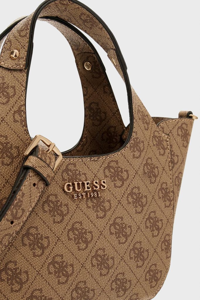 GUESS Calista 4G Logolu El Çantası HWSG7334750 - Latte