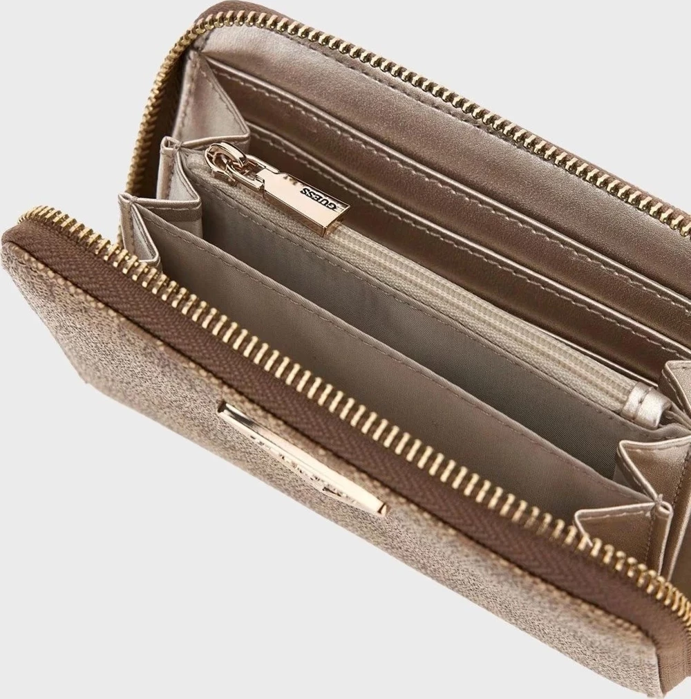 GUESS Laurel 4G logolu cüzdan SWSG7459140 - Latte