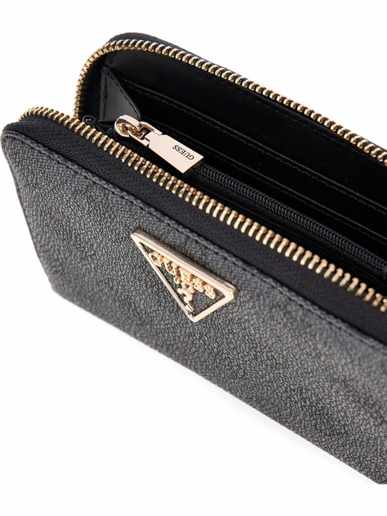 GUESS Laurel 4G logolu cüzdan SWSG7459140 - ANTRASİT