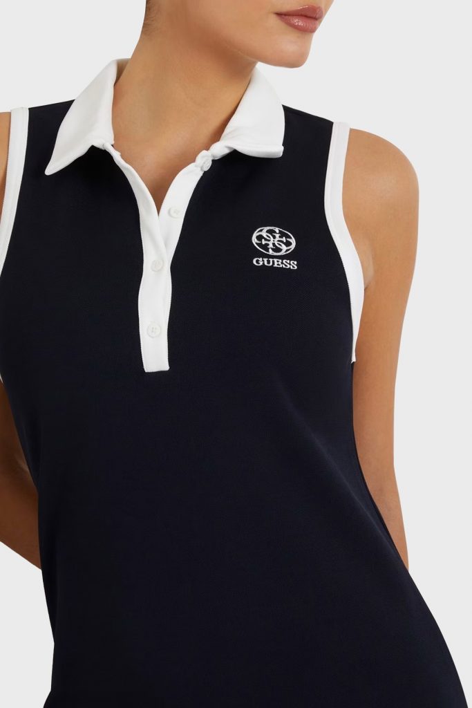 GUESS Kadın Mini Elbise V4GK02KBFB2 - Lacivert