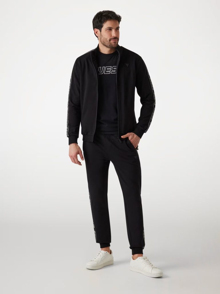 GUESSTam Fermuarlı Sweatshirt  Z2YQ12K6ZS1 - Siyah