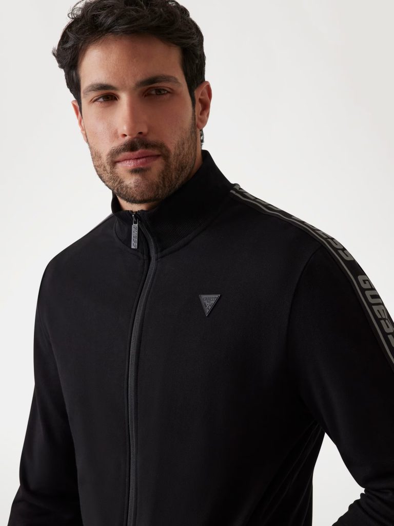 GUESSTam Fermuarlı Sweatshirt  Z2YQ12K6ZS1 - Siyah