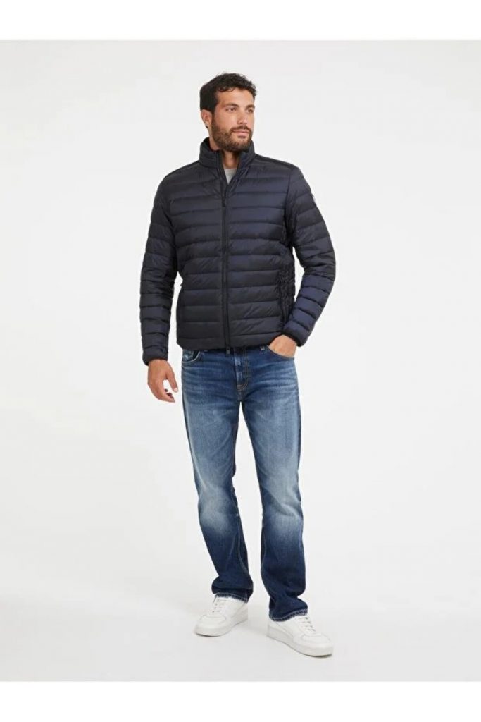 GUESS Yüksek Yaka Logolu Şişme  M1RL47WDQ50