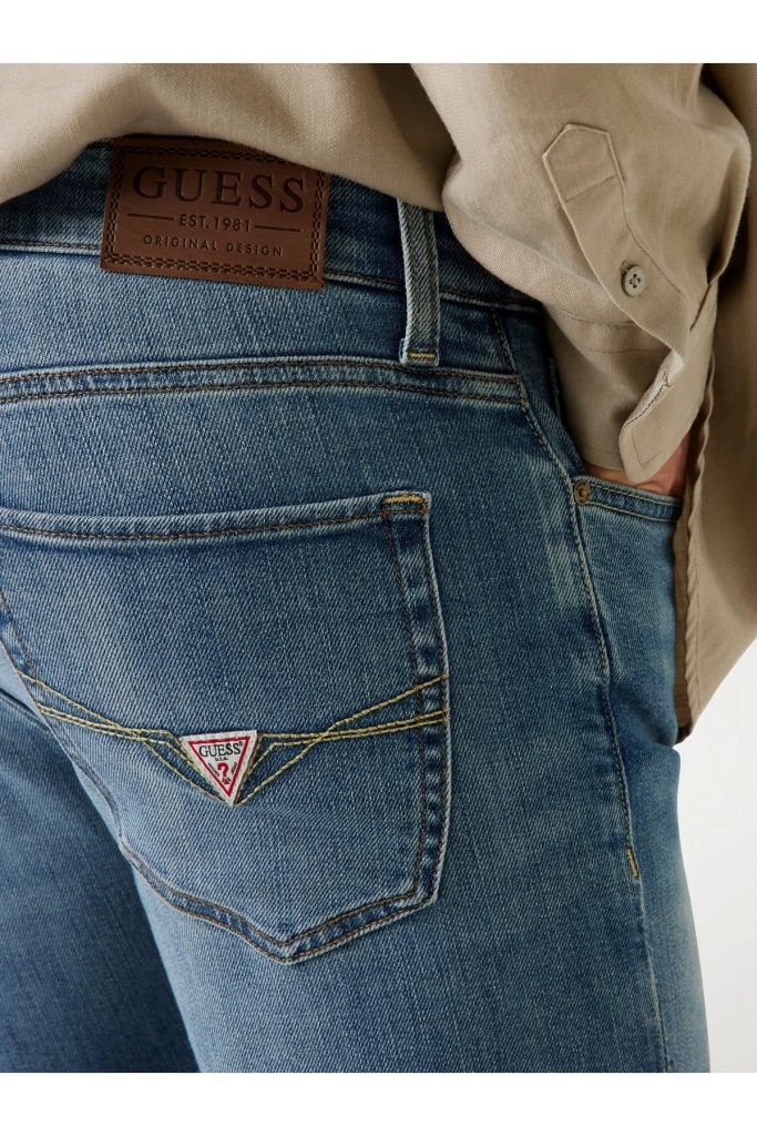GUESS Mason Erkek Mavi Regular Fit Jean M5YAR7D5QH1