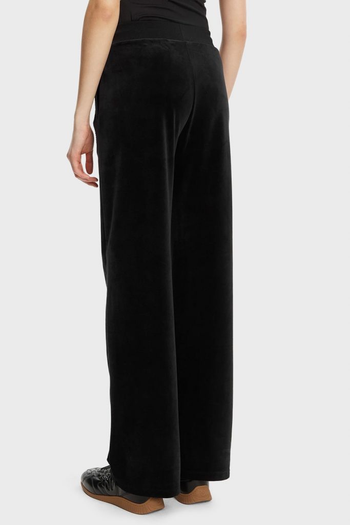 GUESS Straight kadife eşofman altı V3BB26K0232 - Siyah