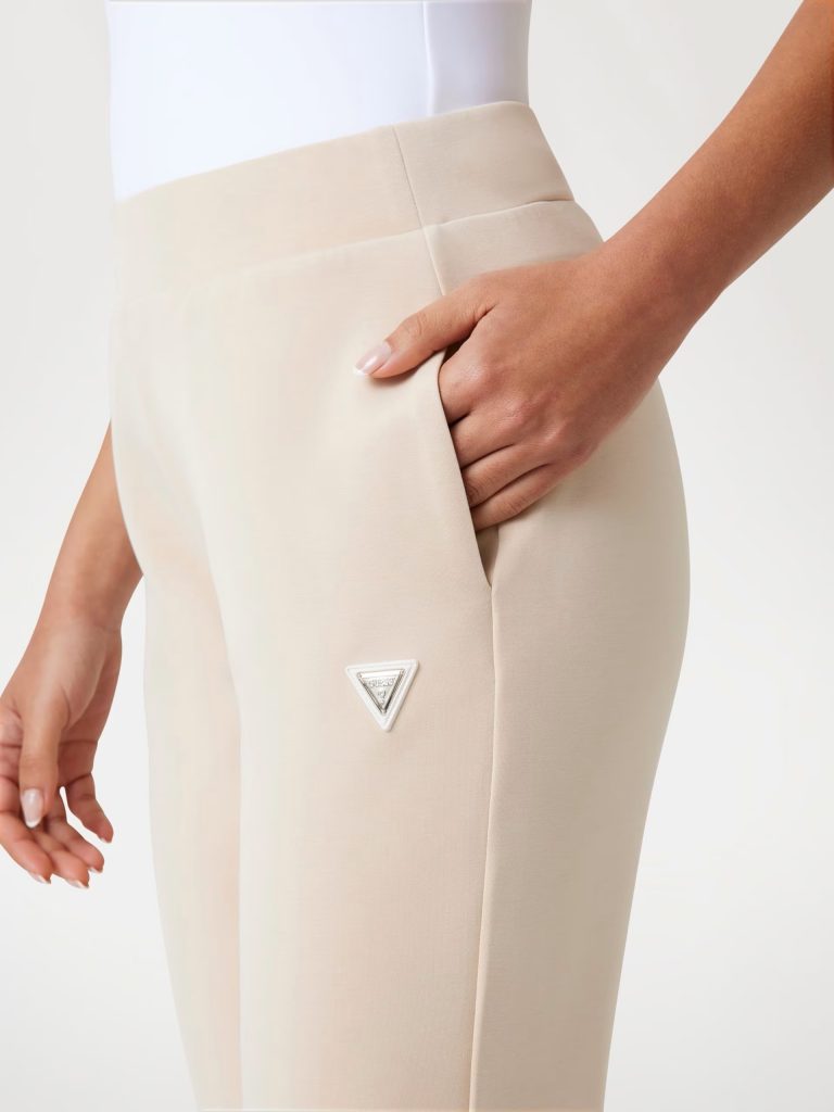 GUESS PANTOLON V4YB08KCAY2 - KREM