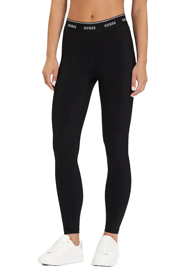 GUESS Alba Kadın Siyah Aktif Tayt V5BB06K1942