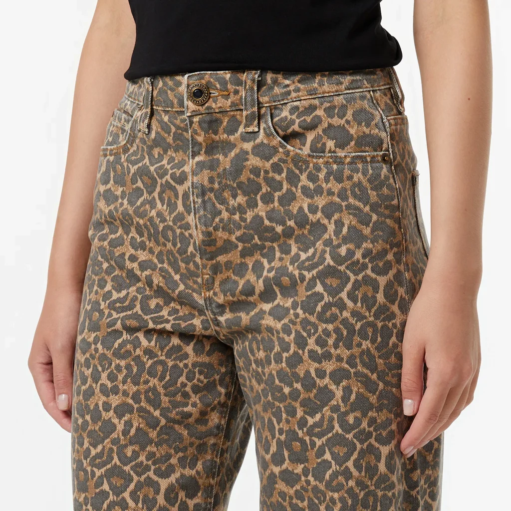 GUESS  Mirage Relaxed Fit Kadın Renkli Pantolon W5YA1AWHFP2