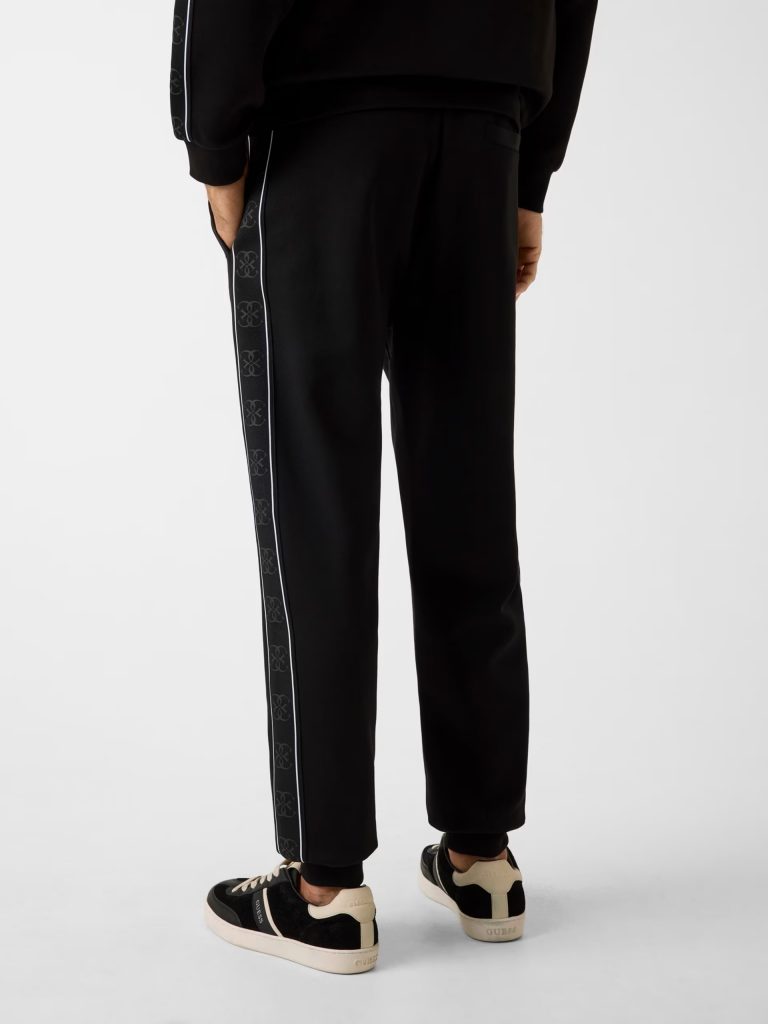 GUESS Yan logo detaylı jogger pantolon Z2YB09KB3P2 - Siyah