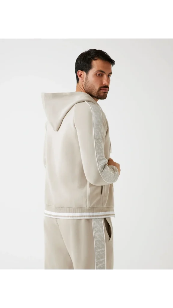 GUESSFinlo Erkek Aktif Eşofman Üstü  Z5BQ12KB3P2 - BEJ