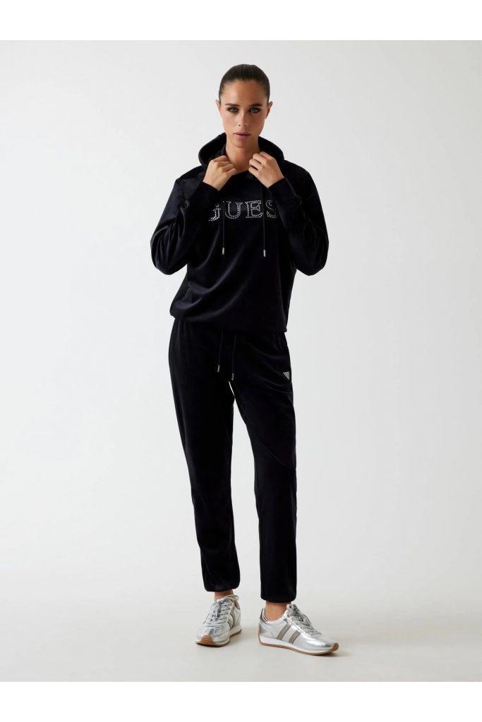 GUESS Yapay elmas taşlı logolu sweatshirt V4RQ25K0232