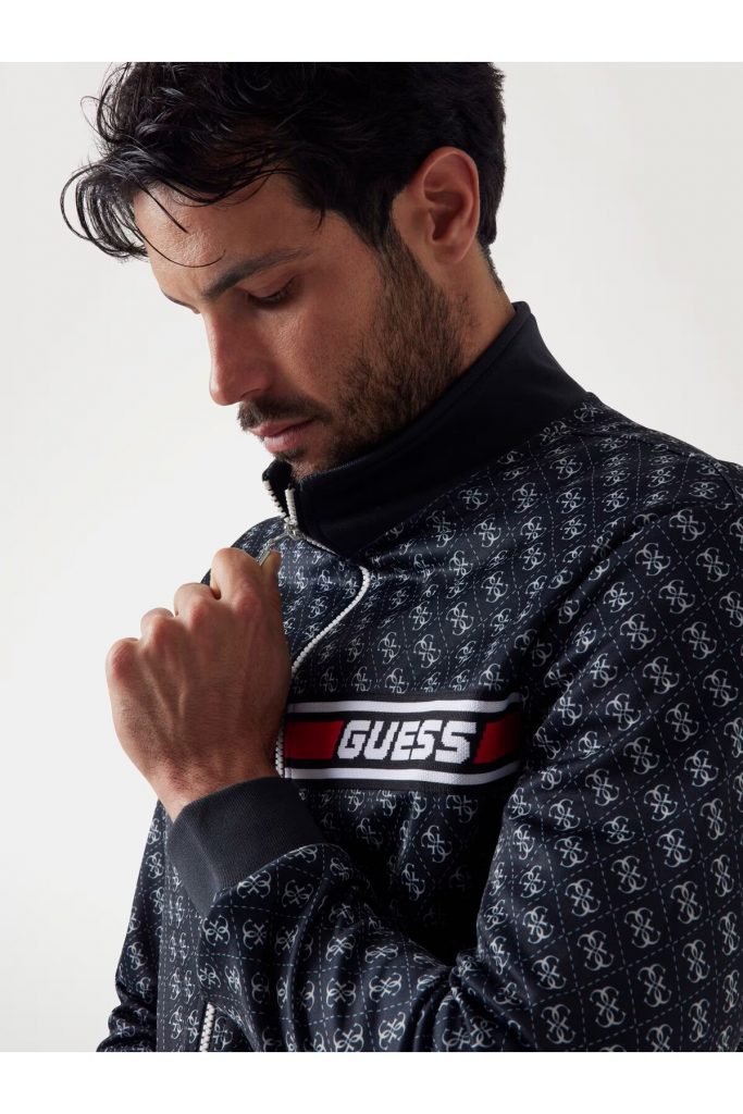 GUESS  Erkek her yerinde logo Sweatshirt  Z2BQ06FL04Q