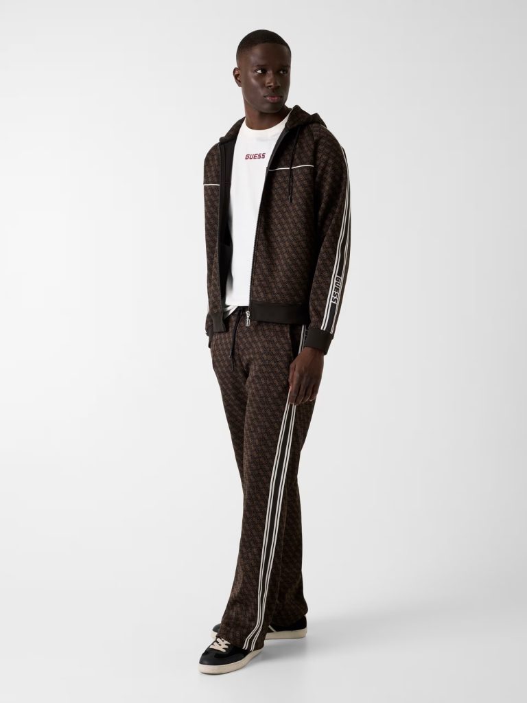 GUESS Düz kesim 4G logolu sweatshirt Z5BQ13K2042