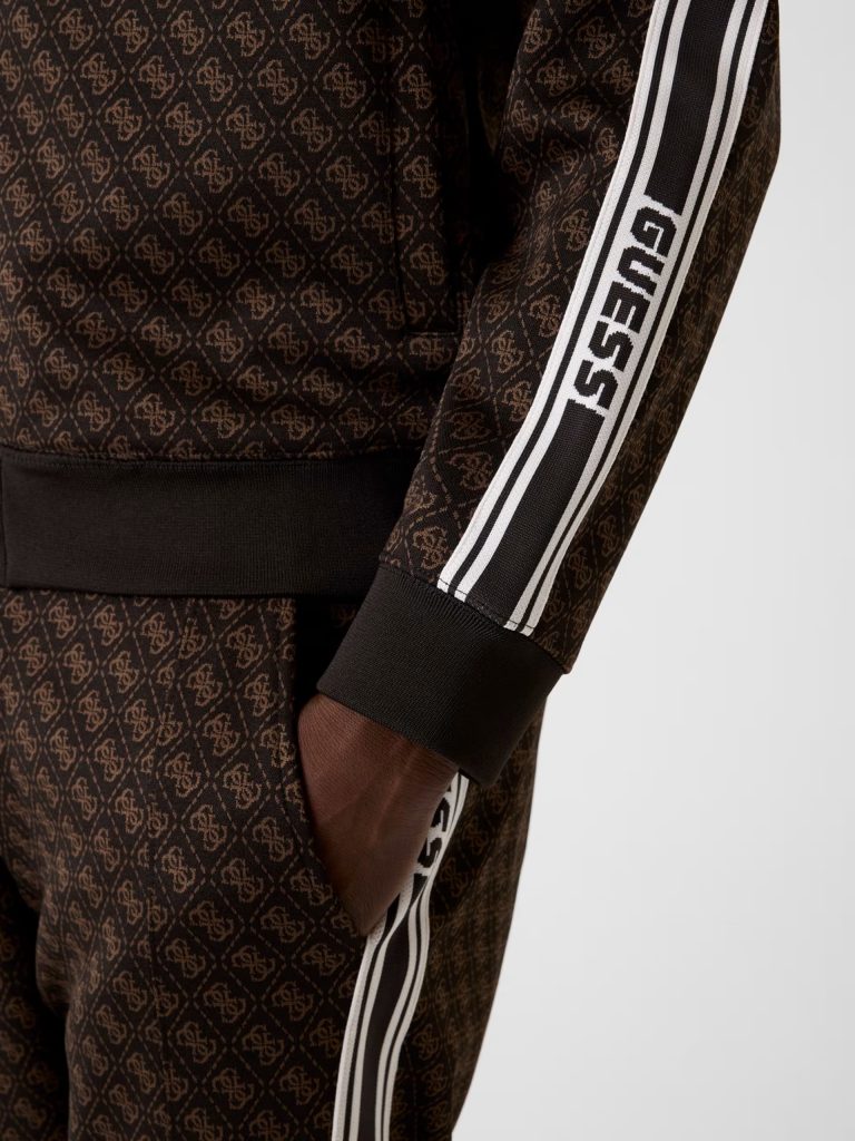 GUESS Düz kesim 4G logolu sweatshirt Z5BQ13K2042