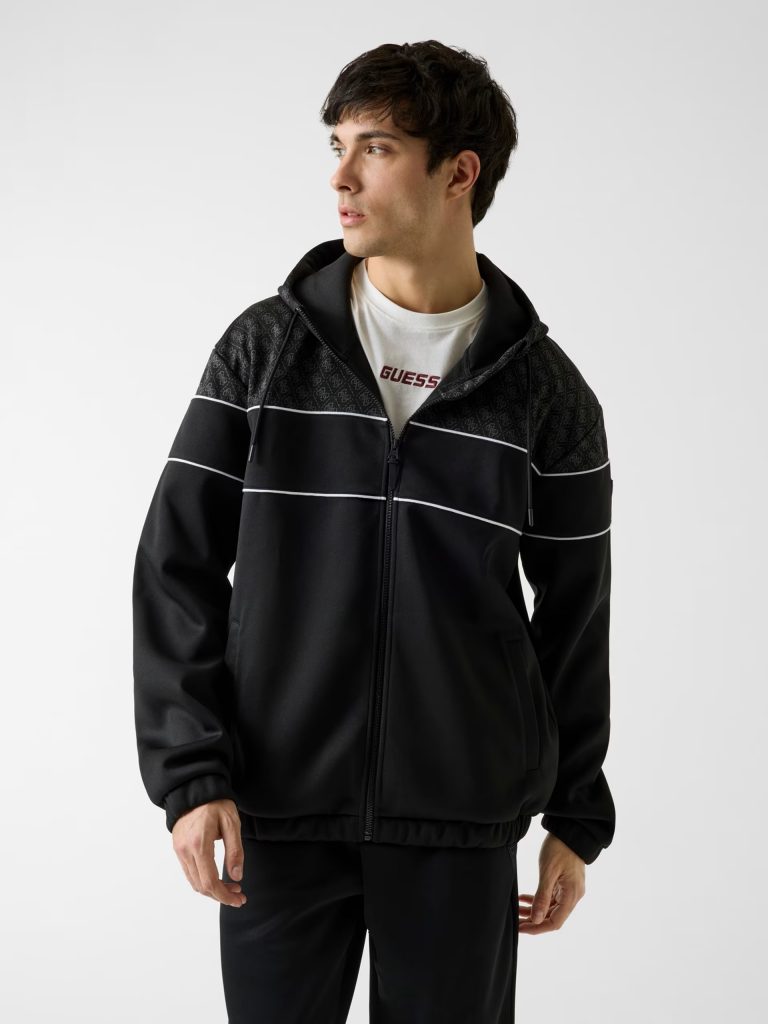 GUESS Renk Bloklu Kapüşonlu Sweatshirt Z6RQ13KD472