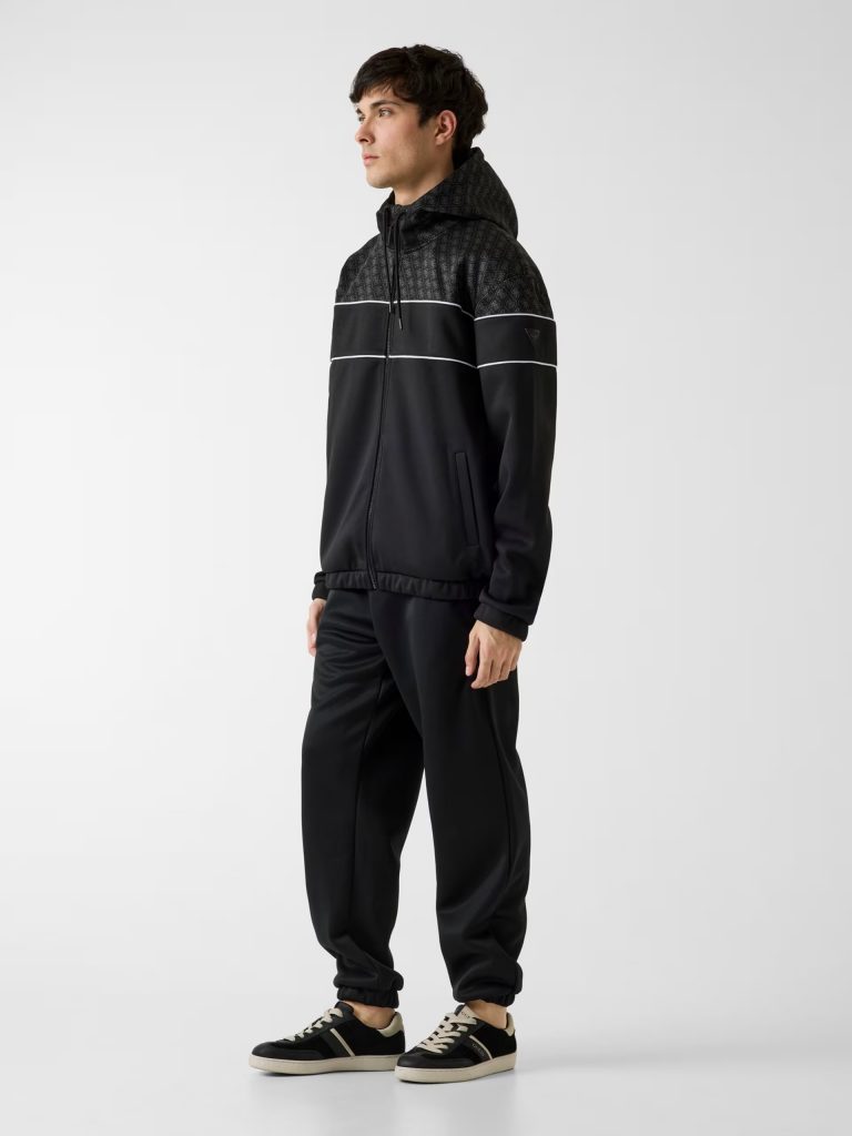 GUESS Renk Bloklu Kapüşonlu Sweatshirt Z6RQ13KD472