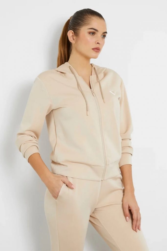 GUESS SWEATSHIRT V4YQ06KCAY2 - KREM