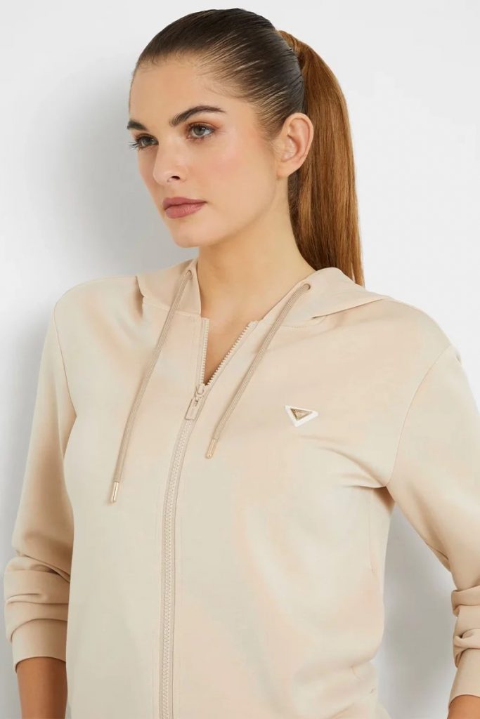 GUESS SWEATSHIRT V4YQ06KCAY2 - KREM