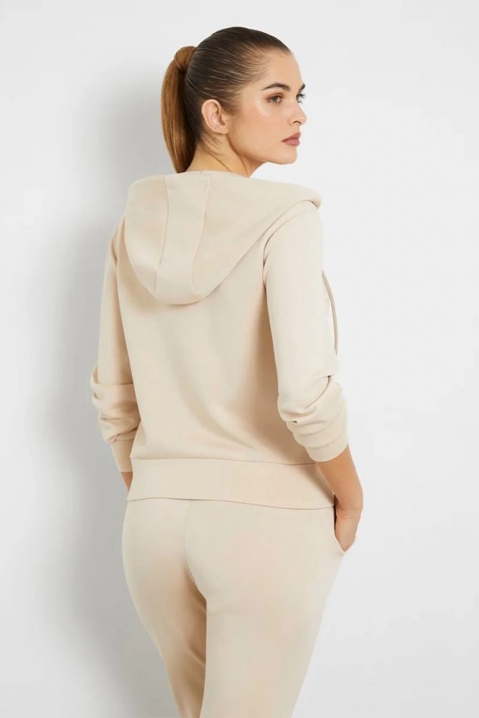 GUESS SWEATSHIRT V4YQ06KCAY2 - KREM