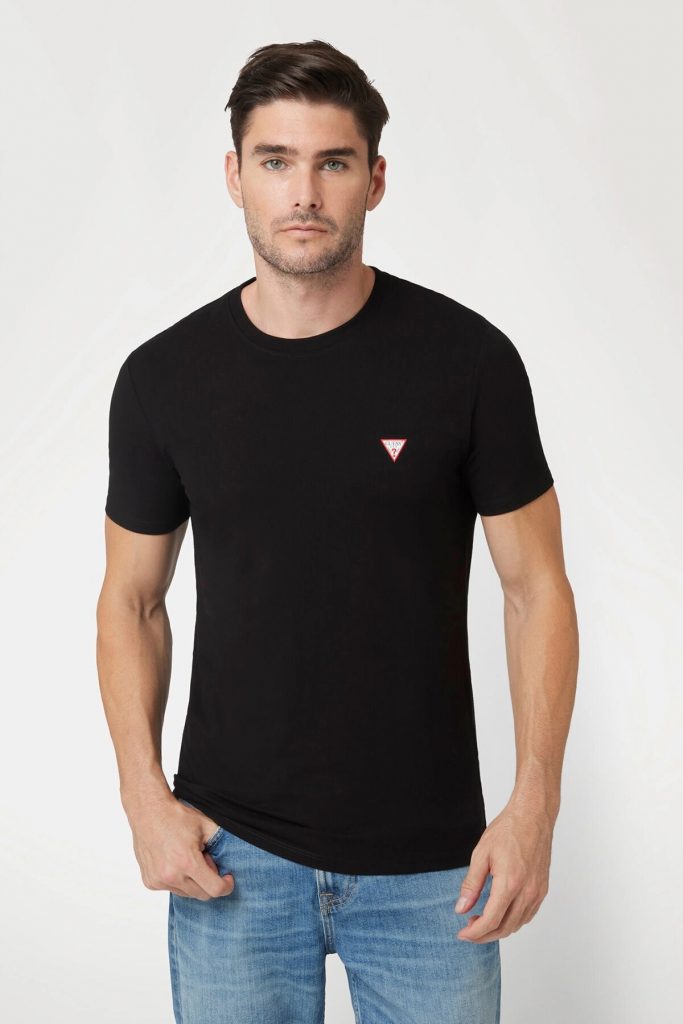 GUESS T-SHIRT M2YI24J1314 - Siyah