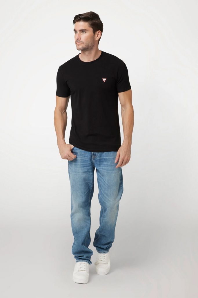 GUESS T-SHIRT M2YI24J1314 - Siyah