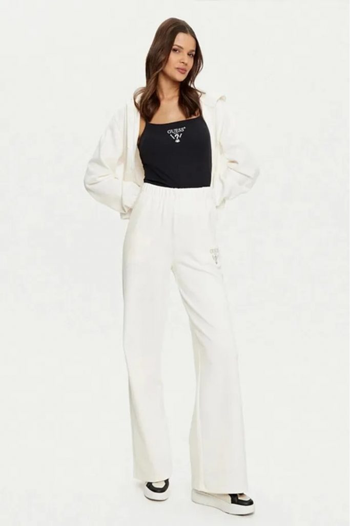 GUESS Logolu Colette Tank Top Kadın Askılı Crop T-shirt  V5RP08KCOA2